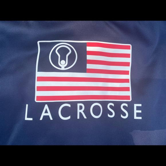 NEW OTC Lacrosse US Flag Tech Shirt, United State, USA United State Lacrosse - Picture 2 of 2